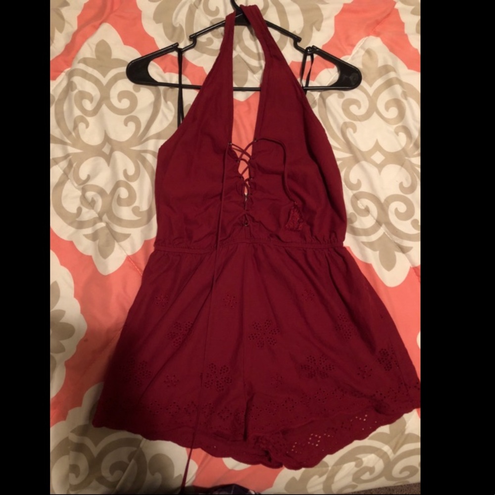 Halter top romper